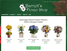 Tablet Screenshot of barrettsflowerandgarden.com